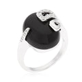 Avera Triple Row Crystal Eternity Band in Silver Tone by Avera Group