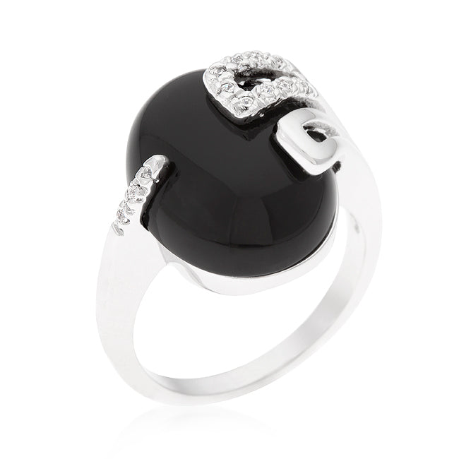 Avera Triple Row Crystal Eternity Band in Silver Tone by Avera Group