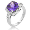 Avera Midnight Amethyst Ring in Deep Purple Gemstone