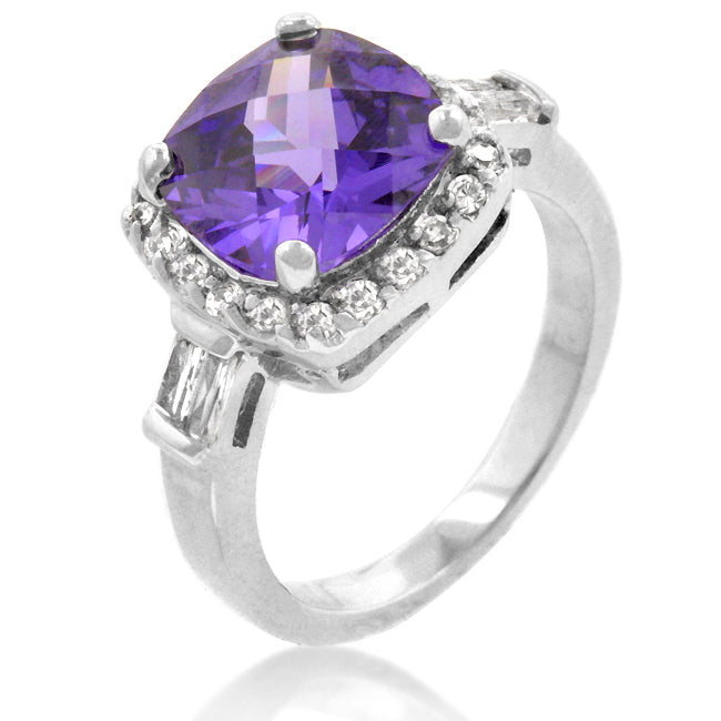 Avera Midnight Amethyst Ring in Deep Purple Gemstone by Avera Group