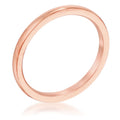 Avera Ion Plated Gold Stainless Steel Wedding Band Pink by Avera Group