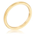 Avera Ion Plated Gold Stainless Steel Wedding Band Pink by Avera Group
