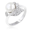 Avera Fleur Pearl Ring In Sterling Silver