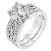 Avera Eleanor Engagement Ring In Sterling Silver