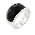 Avera Onyx Block Cocktail Ring in 14k Hamilton Gold by Avera Group