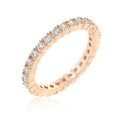 Avera Cubic Zirconia Frog Prince Eternity Ring Size 5 by Avera Group