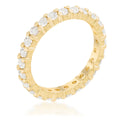 Avera Emerald Cut Triplet Engagement Ring In Silver Tone by Avera Group