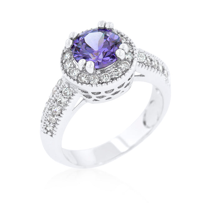 Avera Emerald Classic Cocktail Ring in Radiant Green by Avera Group