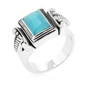 Avera Knotted Simulated Pearl Ring In Polished Silver Tone by Avera Group