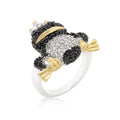 Avera Cubic Zirconia Frog Prince Eternity Ring Size 5 by Avera Group