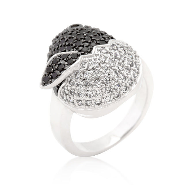 Avera Cubic Zirconia Baby Chick Ring - Whimsical Gold-Tone Jewelry by Avera Group