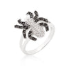 Avera Cubic Zirconia Spider Fashion Ring in Multi-Tone Finish