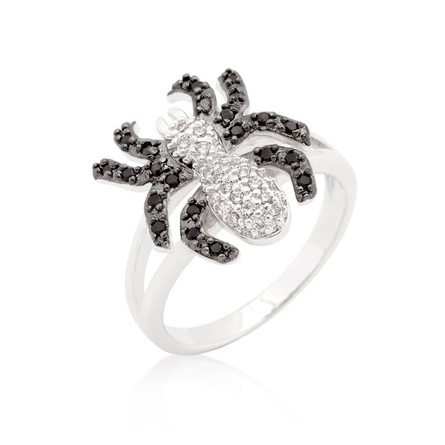 Avera Cubic Zirconia Spider Fashion Ring in Multi-Tone Finish by Avera Group