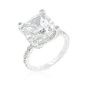 Avera Brilliant Engagement Ring for Women in Sterling Silver by Avera Group