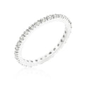 Avera Simple Eternity Band With Tanzanite Purple Crown by Avera Group