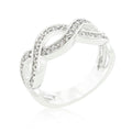 Avera Cubic Zirconia Infinity Band in Sterling Silver by Avera Group