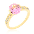 Avera Geometric Cubic Zirconia Ring in Silver Tone by Avera Group