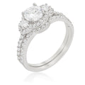 Avera Fancy Wedding Set 5 / Silver Stackable Ring Collection by Avera Group