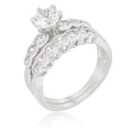 Avera Graduated Wedding Set 5 / Silver Eternity Band Collection by Avera Group