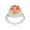 Avera Oval Serenade Triplet Ring in Gold Finish
