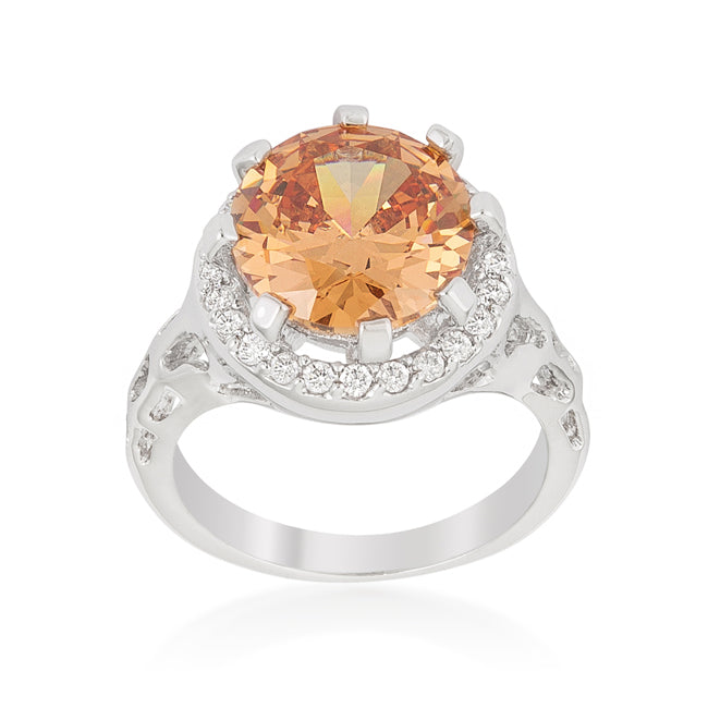 Avera Oval Serenade Triplet Ring in Gold Finish by Avera Group