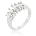 Avera Graduated Marquise Anniversary Band in Sterling Silver by Avera Group