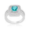 Avera Micro-Pave Vintage Ring in Turquoise and Aqua