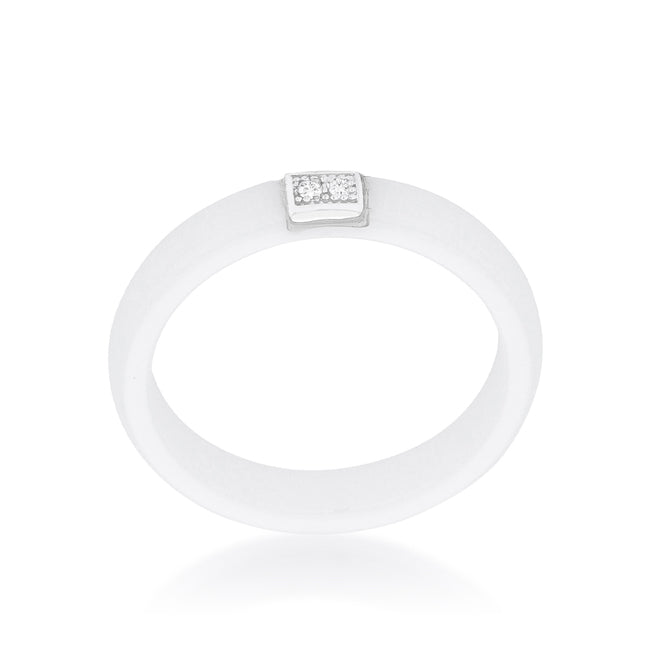 Avera Crystal C'este Di Amore Ring In Sterling Silver by Avera Group
