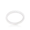 Avera Sterling Silver Cross Band Ring - Elegant Minimalist Jewelry
