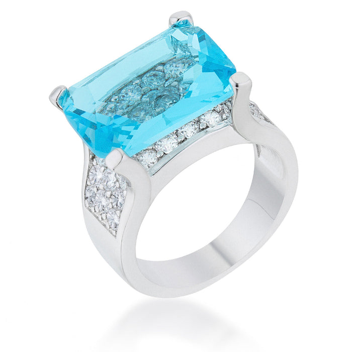 Avera Mina 15.4ct Cubic Zirconia Statement Cocktail Ring by Avera Group