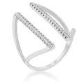 Avera Jena 0.2ct Cubic Zirconia Delicate Parallel Ring by Avera Group