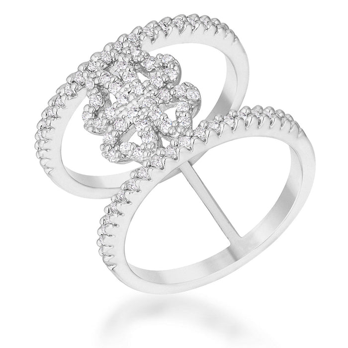Avera Princess Jasmine Clover Wrap Ring in Turquoise and Aqua by Avera Group