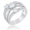 Avera Beatrice 1.8ct Cubic Zirconia Statement Ring in Silver