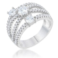 Avera Beatrice 1.8ct Cubic Zirconia Statement Ring in Silver by Avera Group