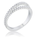Avera Mara 0.4ct Cubic Zirconia Intertwined Simple Ring by Avera Group