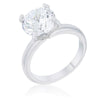 Avera Hanna 4.4ct Cubic Zirconia Classic Solitaire Ring