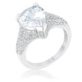 Avera Rhyne 5.8ct Pear Cut Cubic Zirconia Cocktail Ring by Avera Group