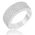Avera Gwen 1 Carat Cubic Zirconia Wide Floral Band by Avera Group
