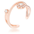 Avera Krista 0.25ct Cubic Zirconia Abstract Wrap Ring by Avera Group