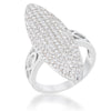Avera Bella 2.3ct Contemporary Cocktail Ring in Sterling Silver