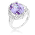 Avera Melanie 5.95ct Amethyst Cubic Zirconia Cocktail Ring by Avera Group