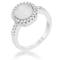 Avera Patricia 0.3ct Cubic Zirconia Cat's Eye Classic Ring by Avera Group