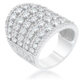 Avera Charlyn 2.5ct Cubic Zirconia Statement Cocktail Ring by Avera Group