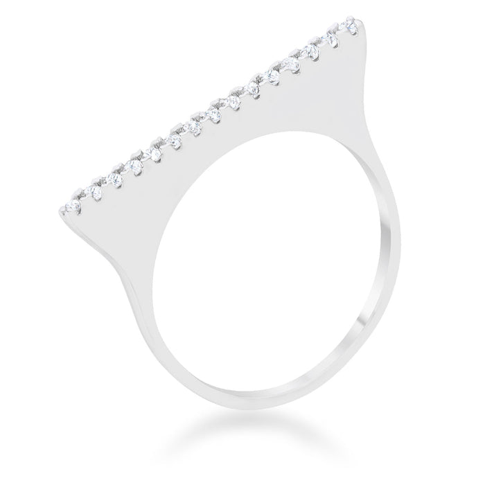 Avera Karolina 0.2ct Cubic Zirconia Contemporary Simple Ring by Avera Group