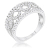 Avera Rina 0.5ct Cubic Zirconia Contemporary Band Ring