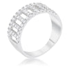Avera Rey 0.5ct Cubic Zirconia Contemporary Band Ring
