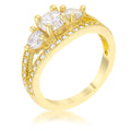 Avera Geneviere 1.45ct Cubic Zirconia 14k Gold Classic Ring by Avera Group