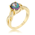 Avera Justine 2ct Cubic Zirconia Classic Oval Ring by Avera Group