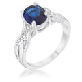 Avera Justine 2ct Cubic Zirconia Classic Oval Ring by Avera Group