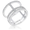 Avera 0.5Ct Parallel Ring with Brilliant Cubic Zirconia